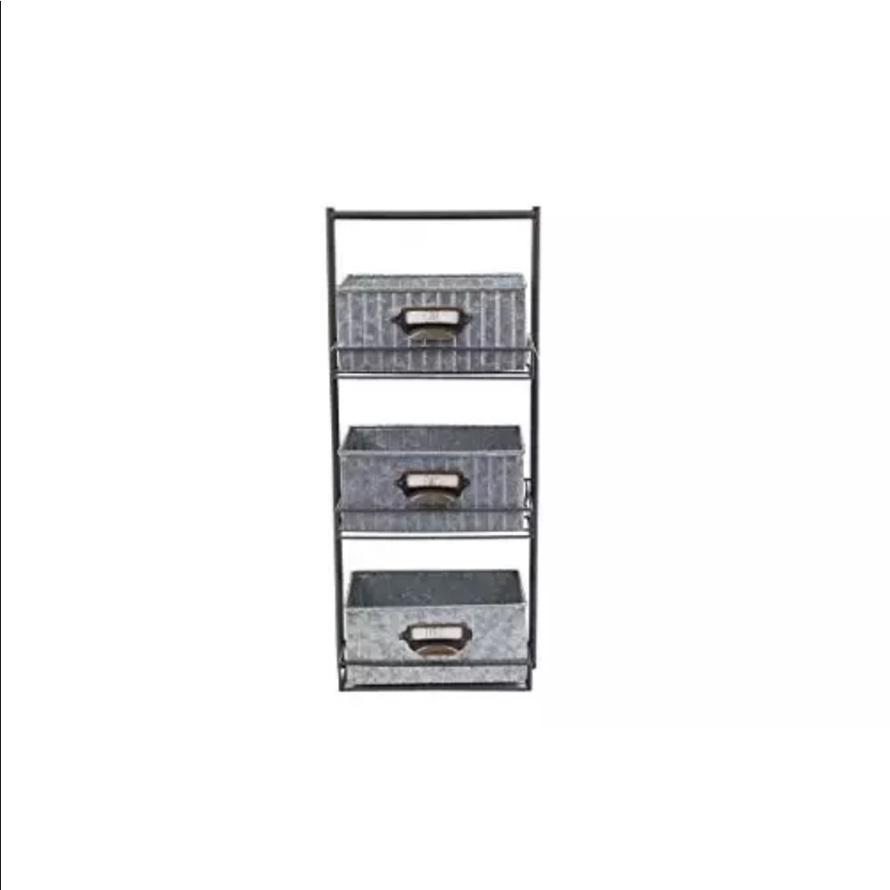 Rae Dunn shelf one two three